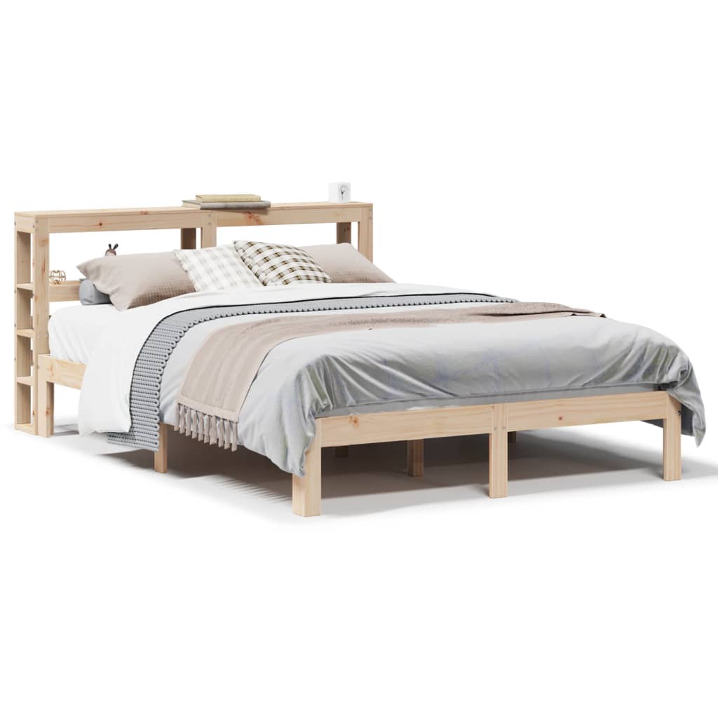 Bed Frame with Headboard without Mattress 120x190 cm Small Double