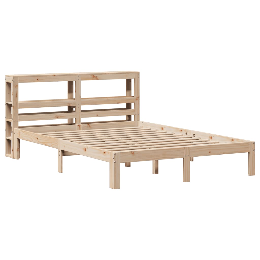 Bed Frame with Headboard without Mattress 120x190 cm Small Double