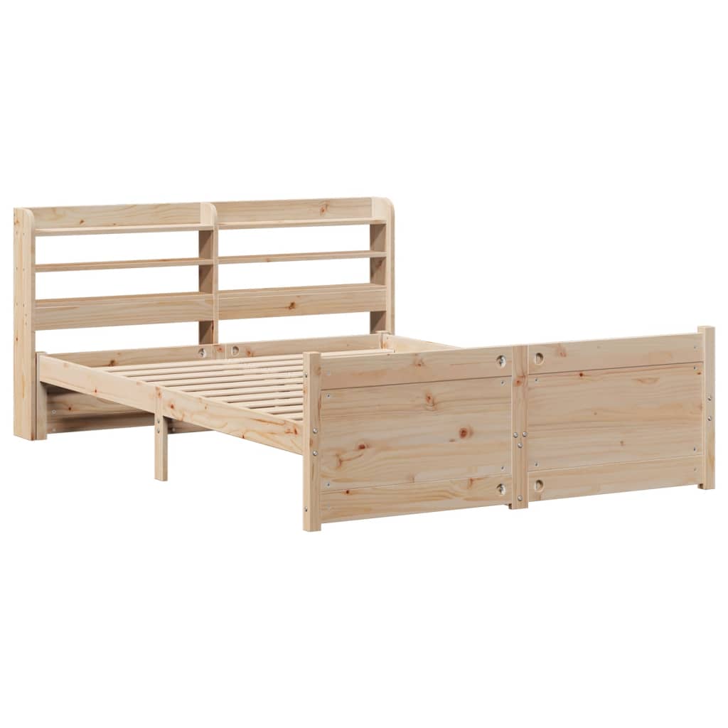 Bed Frame with Headboard without Mattress 120x190 cm Small Double