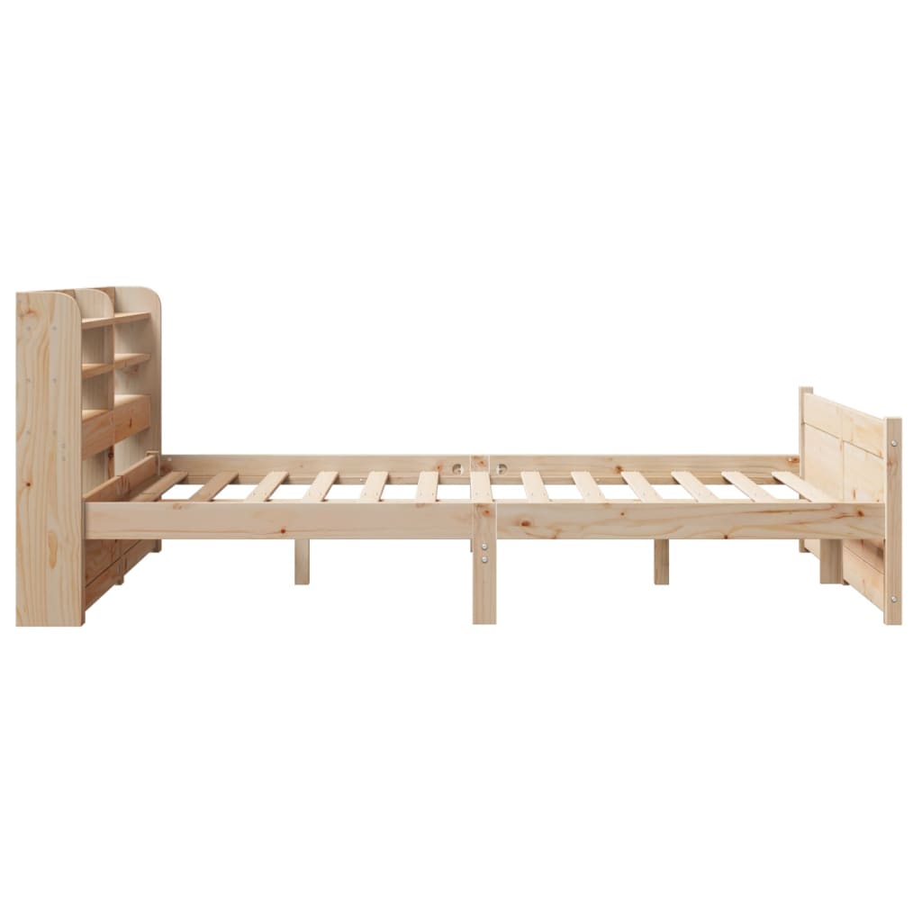 Bed Frame with Headboard without Mattress 120x190 cm Small Double