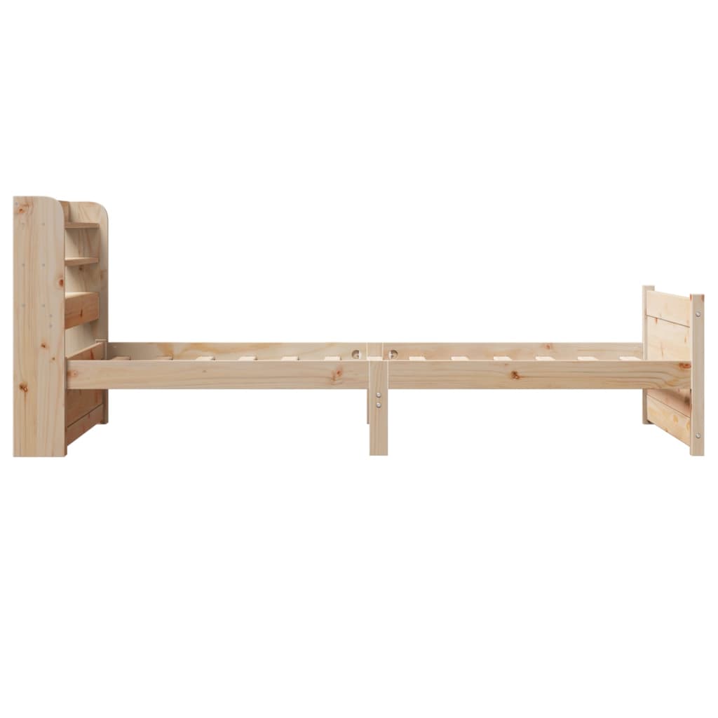 Bed Frame with Headboard without Mattress 100x200 cm