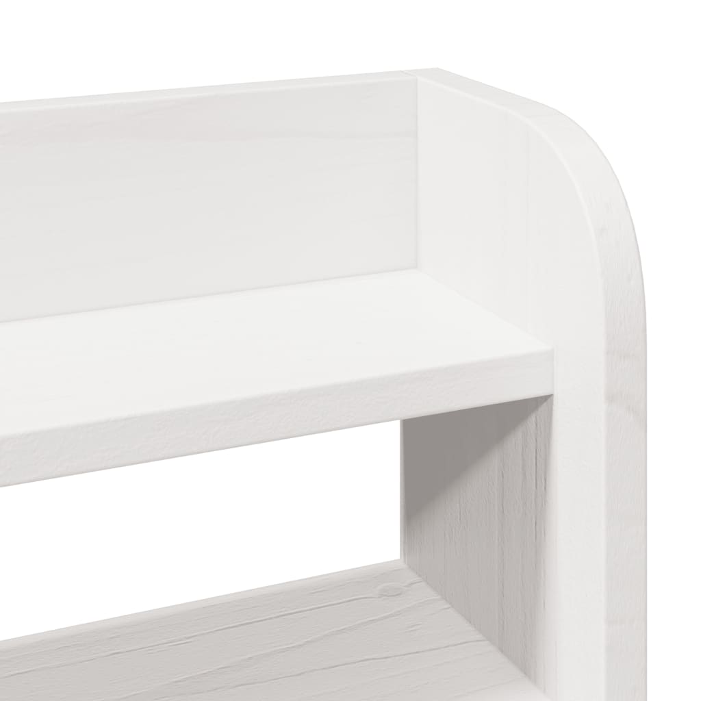 Bed Frame with Headboard without Mattress White 90x190 cm Single