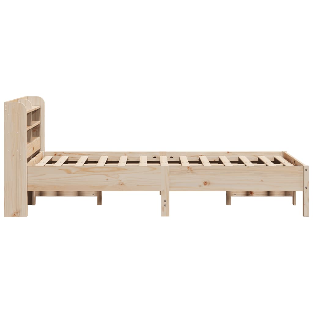 Bed Frame without Mattress 120x200 cm Solid Wood Pine