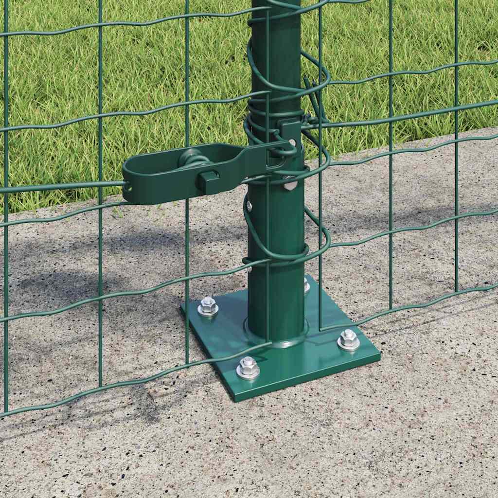 Fence Post Other 52 pcs Silver 3.2 x 3.2 x 90 cm Steel