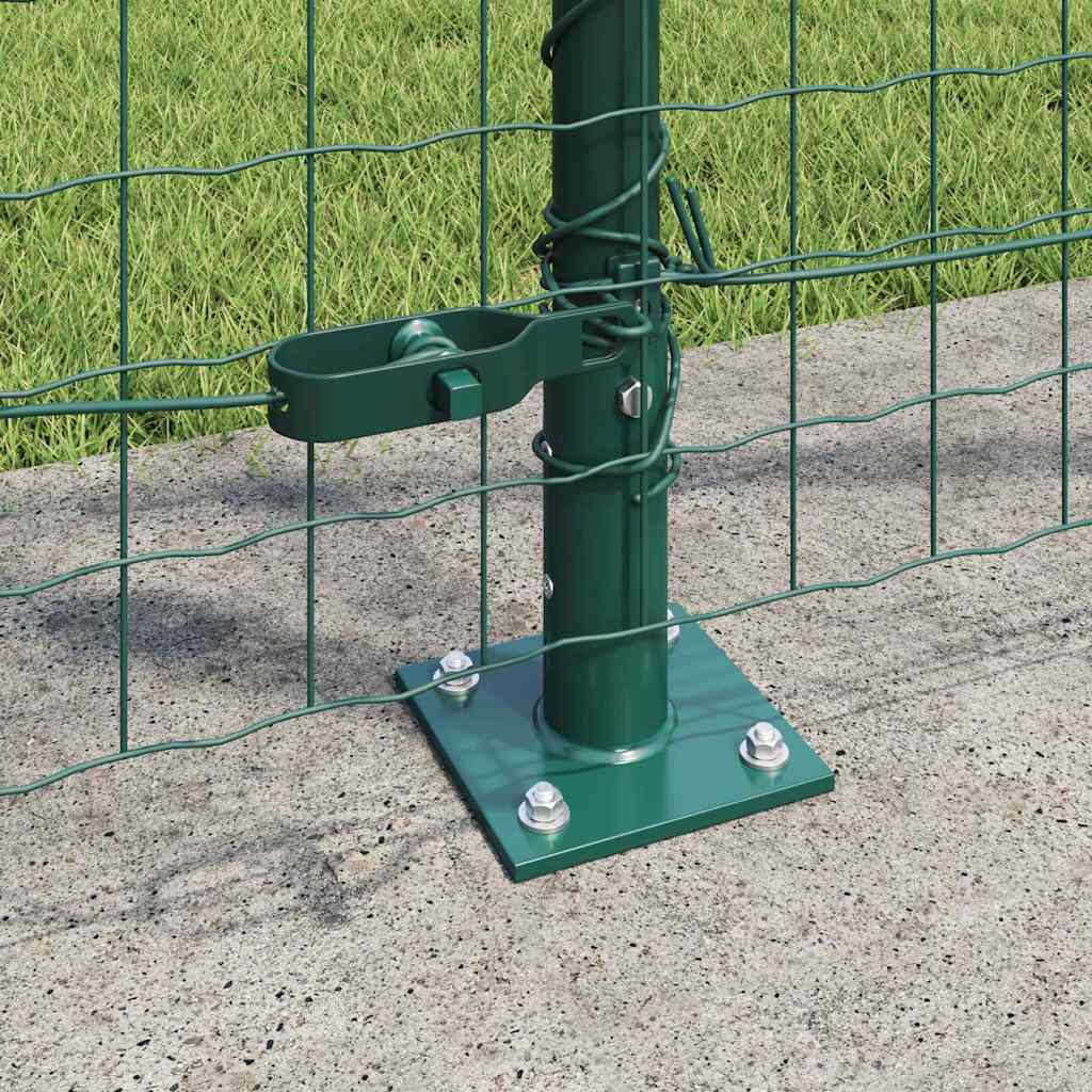 Fence Post Other 52 pcs Silver 3.2 x 3.2 x 68.5 cm Steel