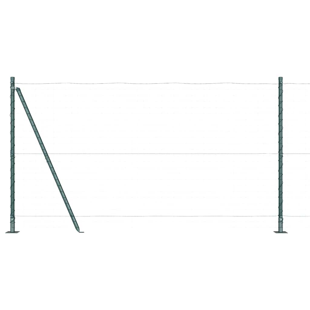 Fence Post Other 52 pcs Silver 3.2 x 3.2 x 68.5 cm Steel