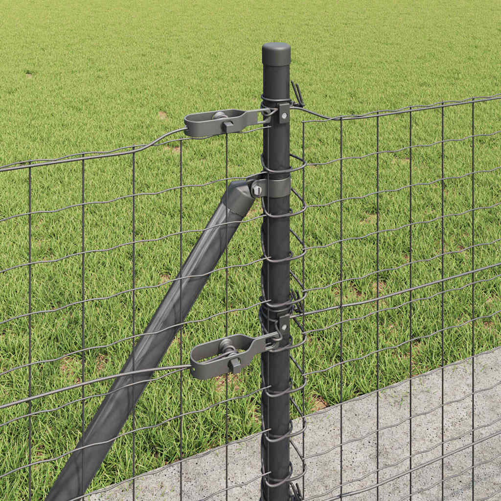 Fence Post Other 52 pcs Silver 3.2 x 3.2 x 50 cm Steel