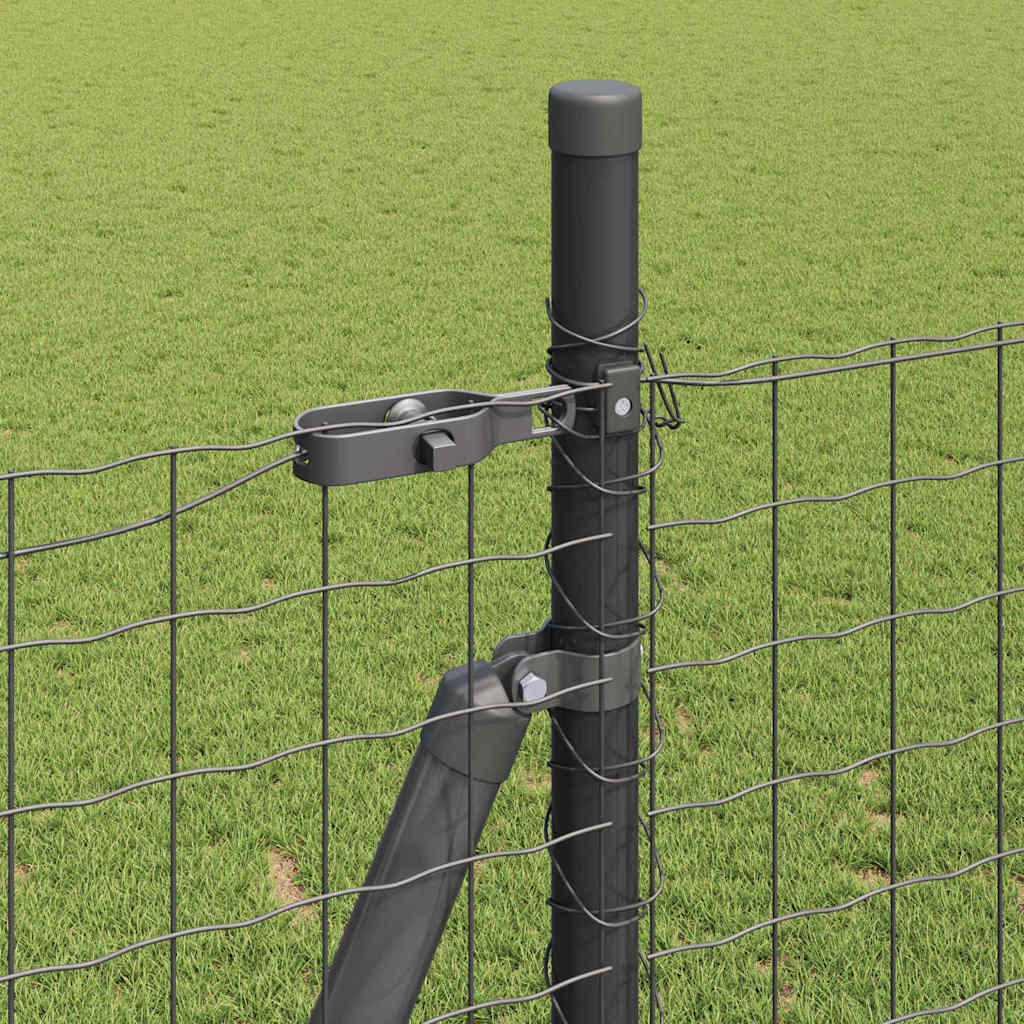 Fence Post Other 52 pcs Silver 3.2 x 3.2 x 88.5 cm Steel