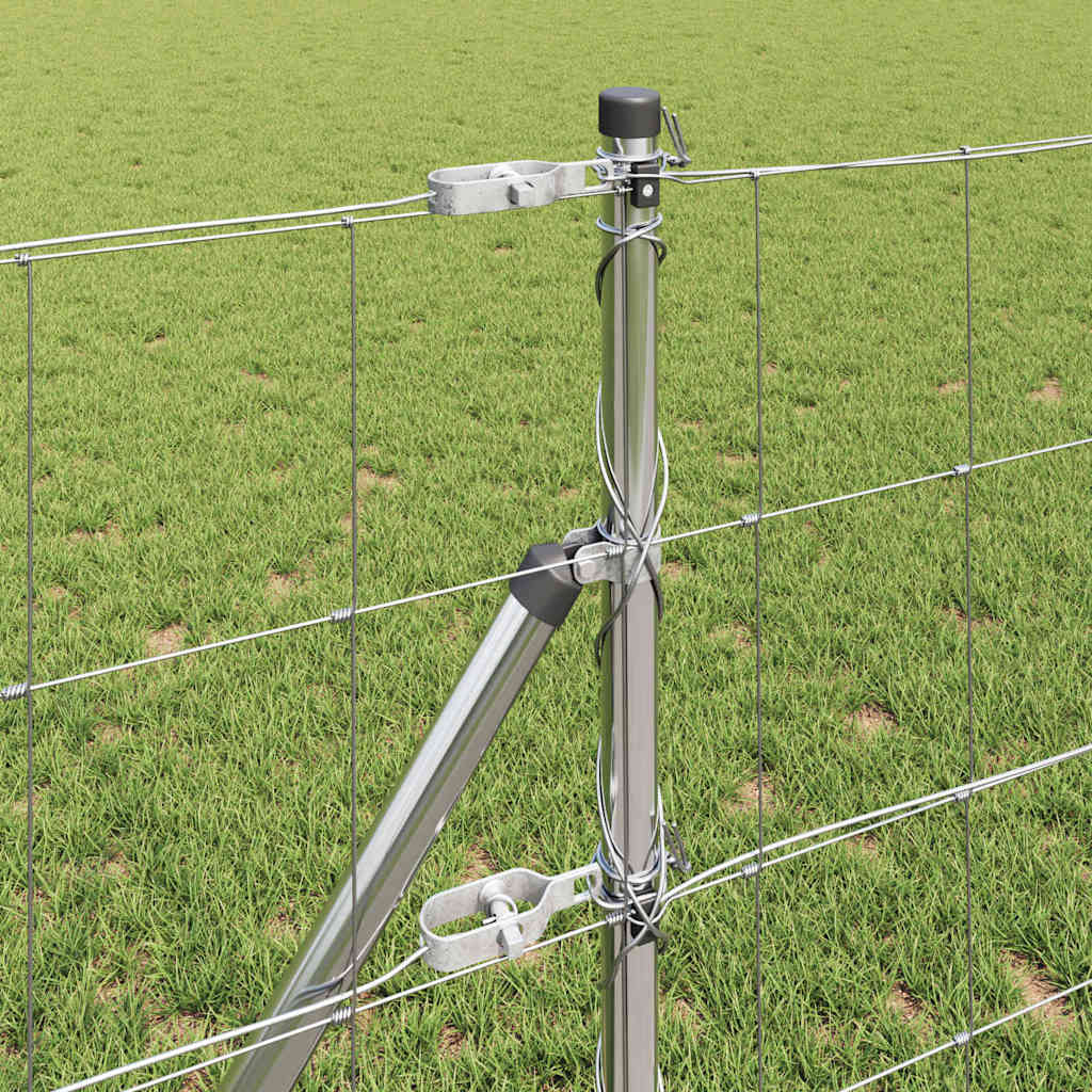 Field Fence Silver 25 x 0.8 m Galvanised steel