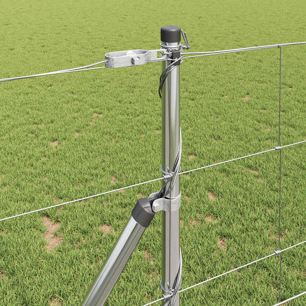Field Fence Silver 25 x 1 m Galvanised steel