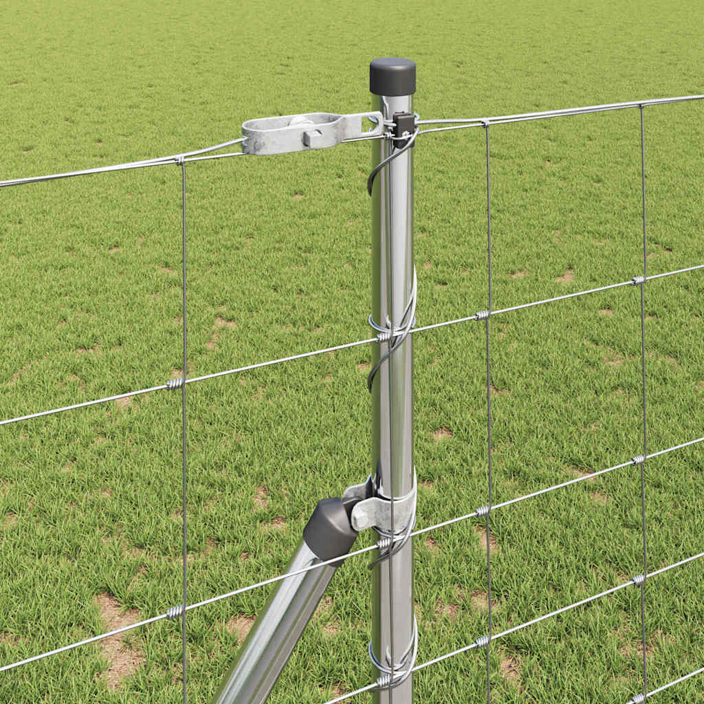 Field Fence Silver 25 x 1.2 m Galvanised steel