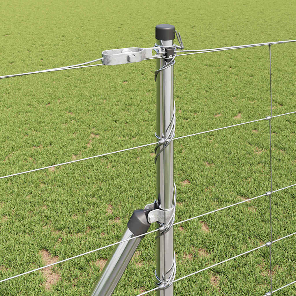 Field Fence Silver 25 x 1.2 m Galvanised steel