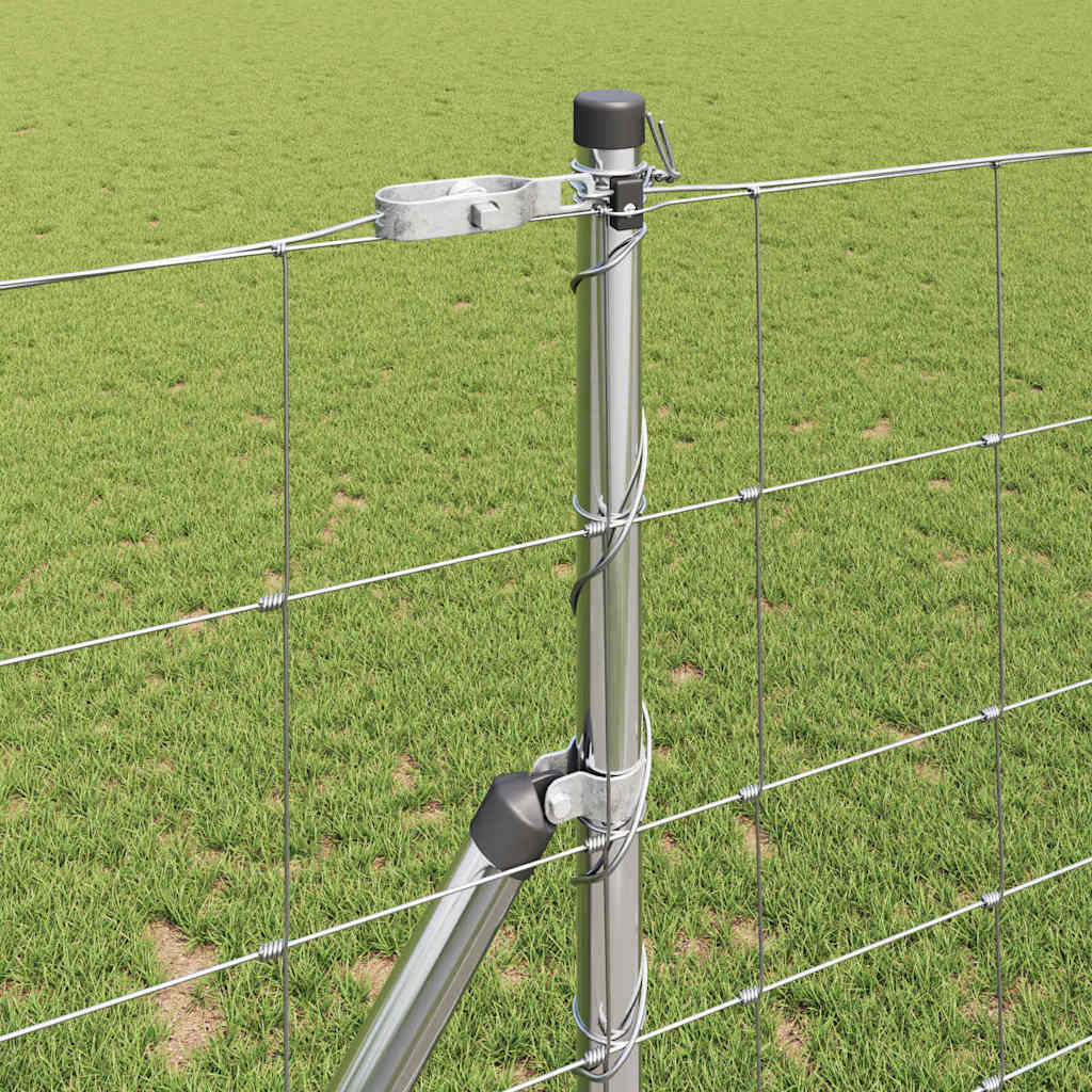 Field Fence Silver 25 x 1.2 m Galvanised steel