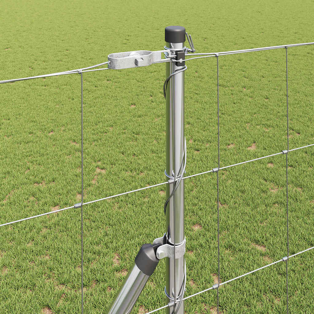 Field Fence Silver 25 x 1.4 m Galvanised steel