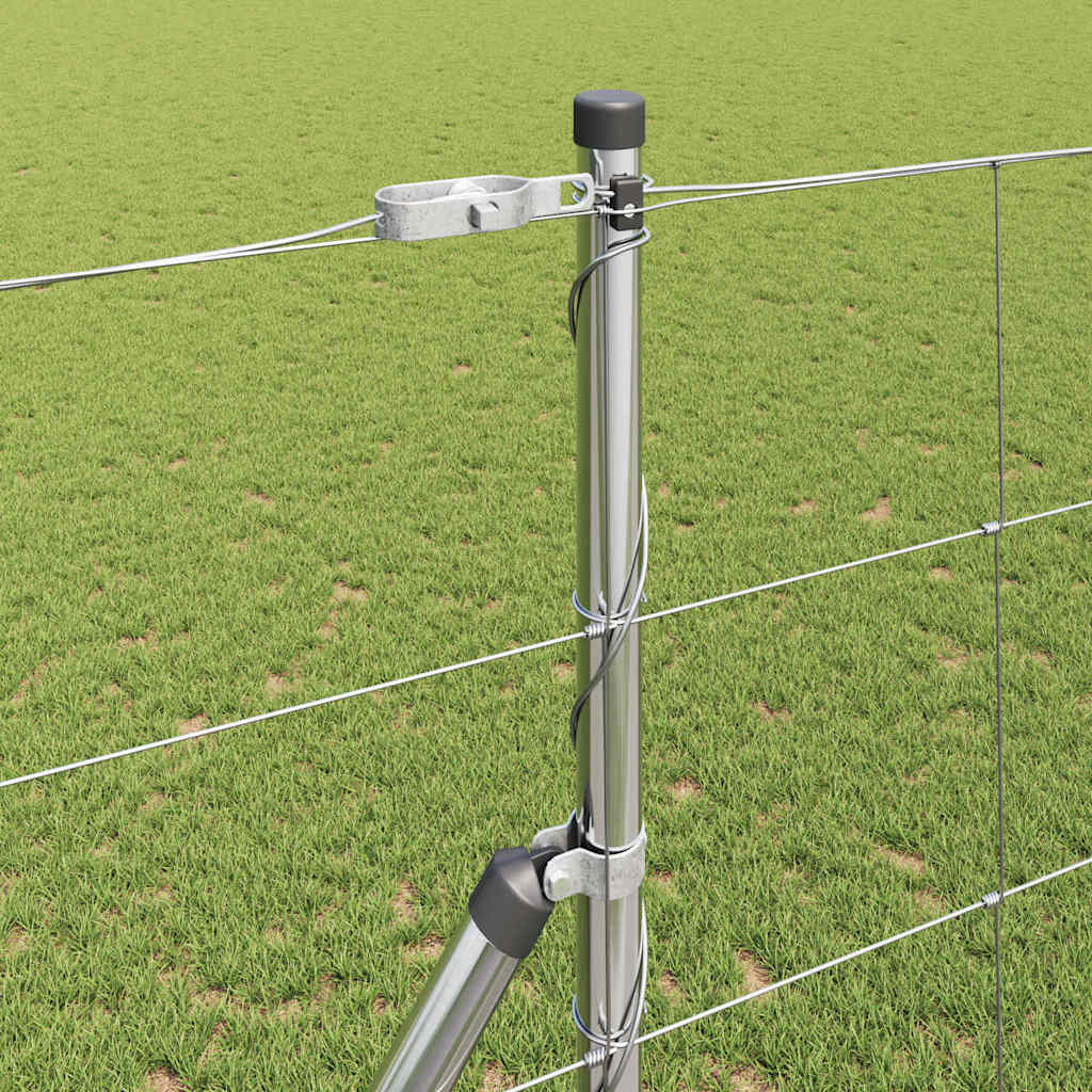 Field Fence Silver 25 x 1.4 m Galvanised steel