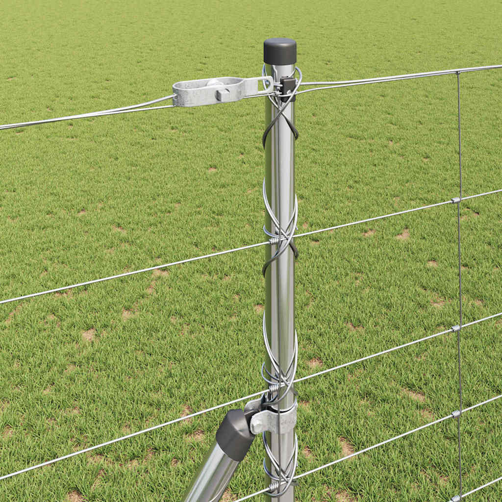 Field Fence Silver 25 x 1.4 m Galvanised steel