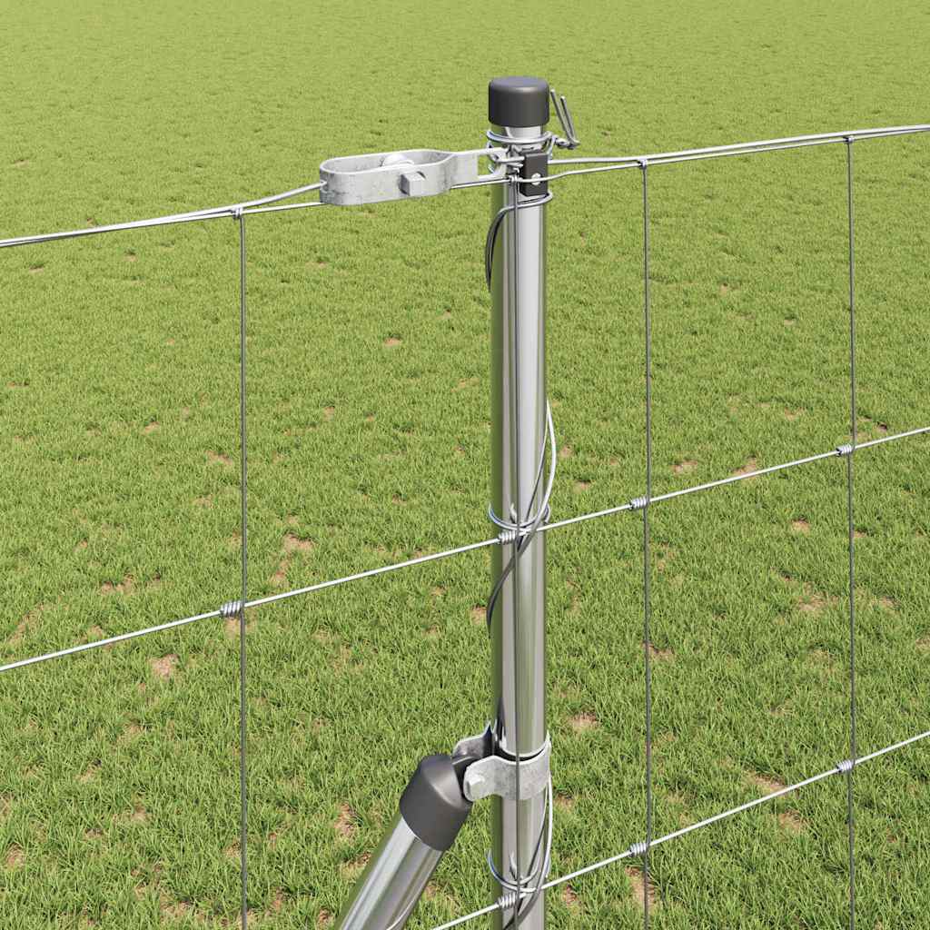Field Fence Silver 25 x 1.5 m Galvanised steel