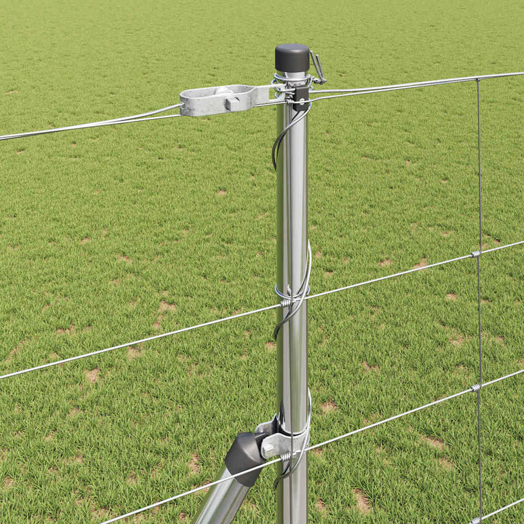 Field Fence Silver 25 x 1.5 m Galvanised steel