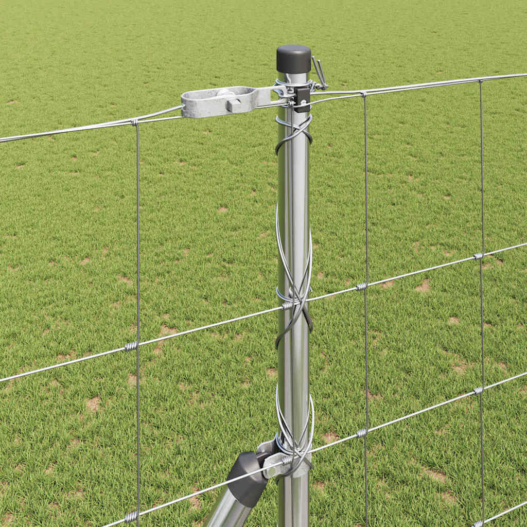 Field Fence Silver 25 x 1.6 m Galvanised steel