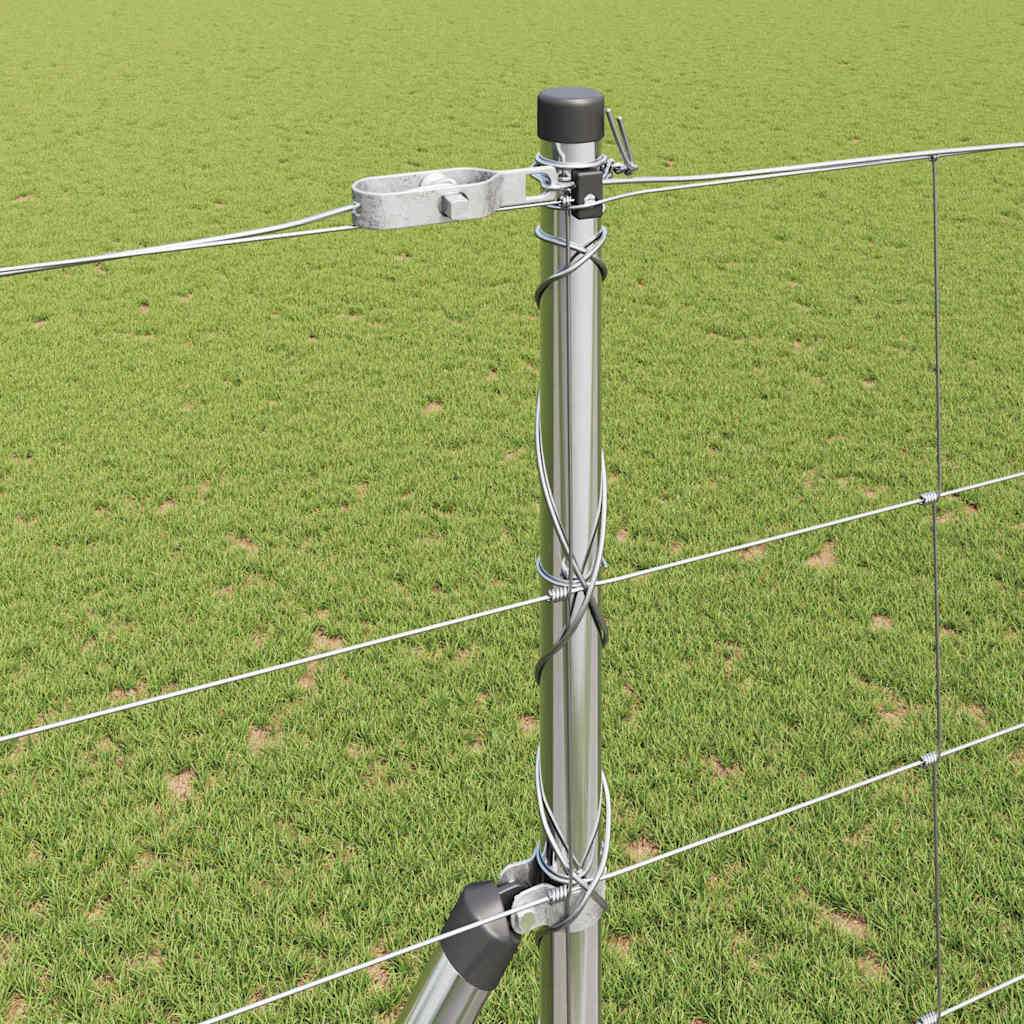 Field Fence Silver 25 x 1.6 m Galvanised steel