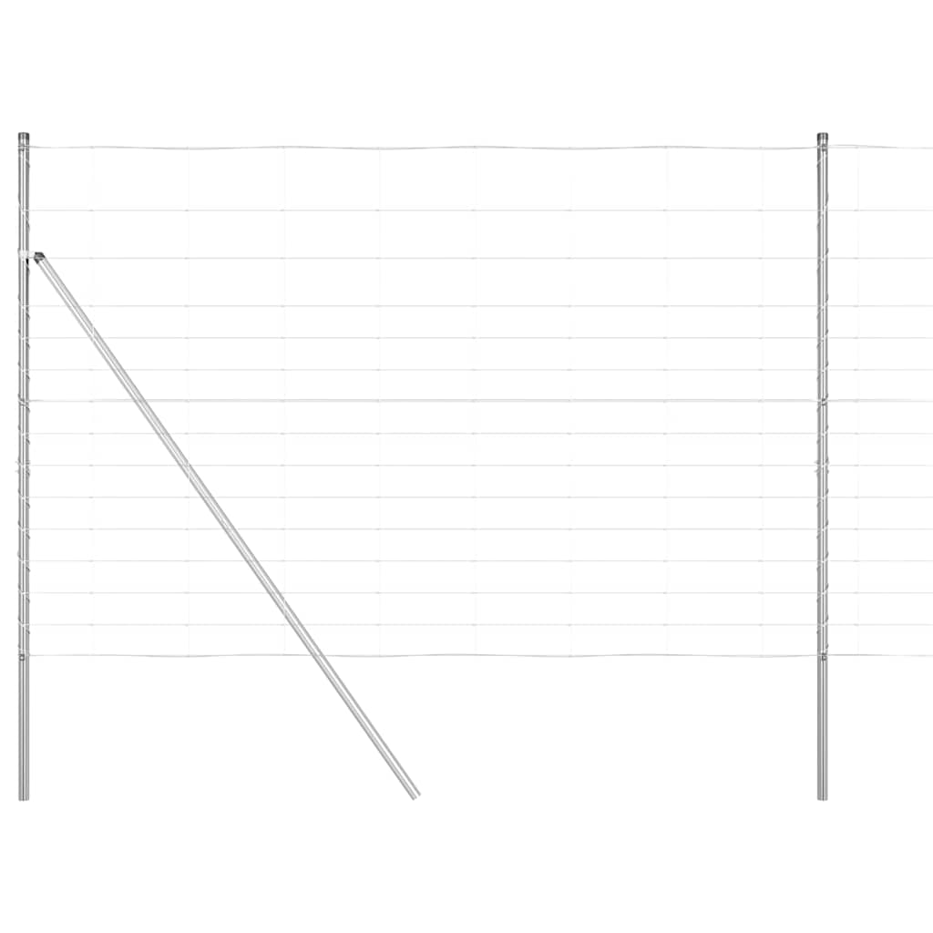 Field Fence Silver 25 x 1.6 m Galvanised steel