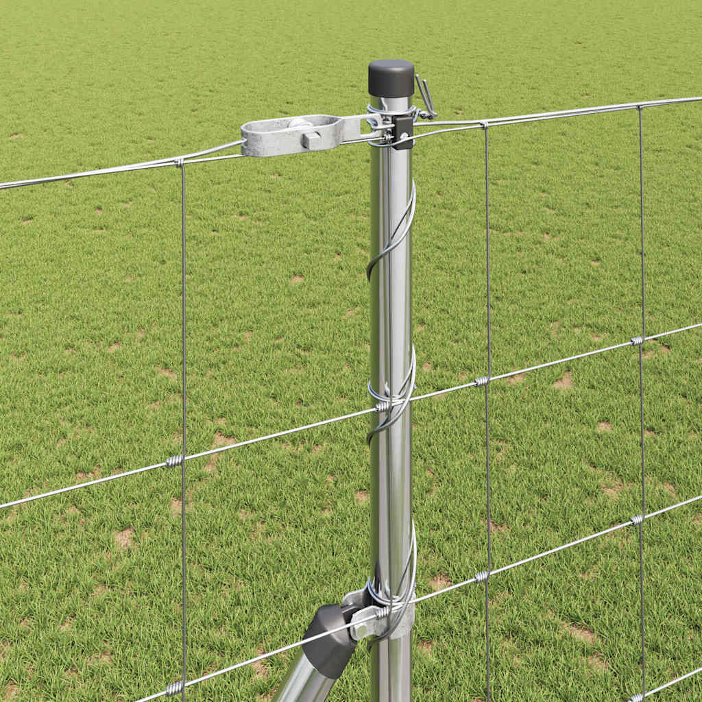 Field Fence Silver 25 x 1.6 m Galvanised steel