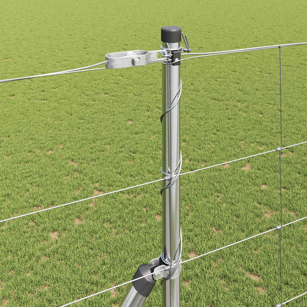 Field Fence Silver 25 x 1.6 m Galvanised steel