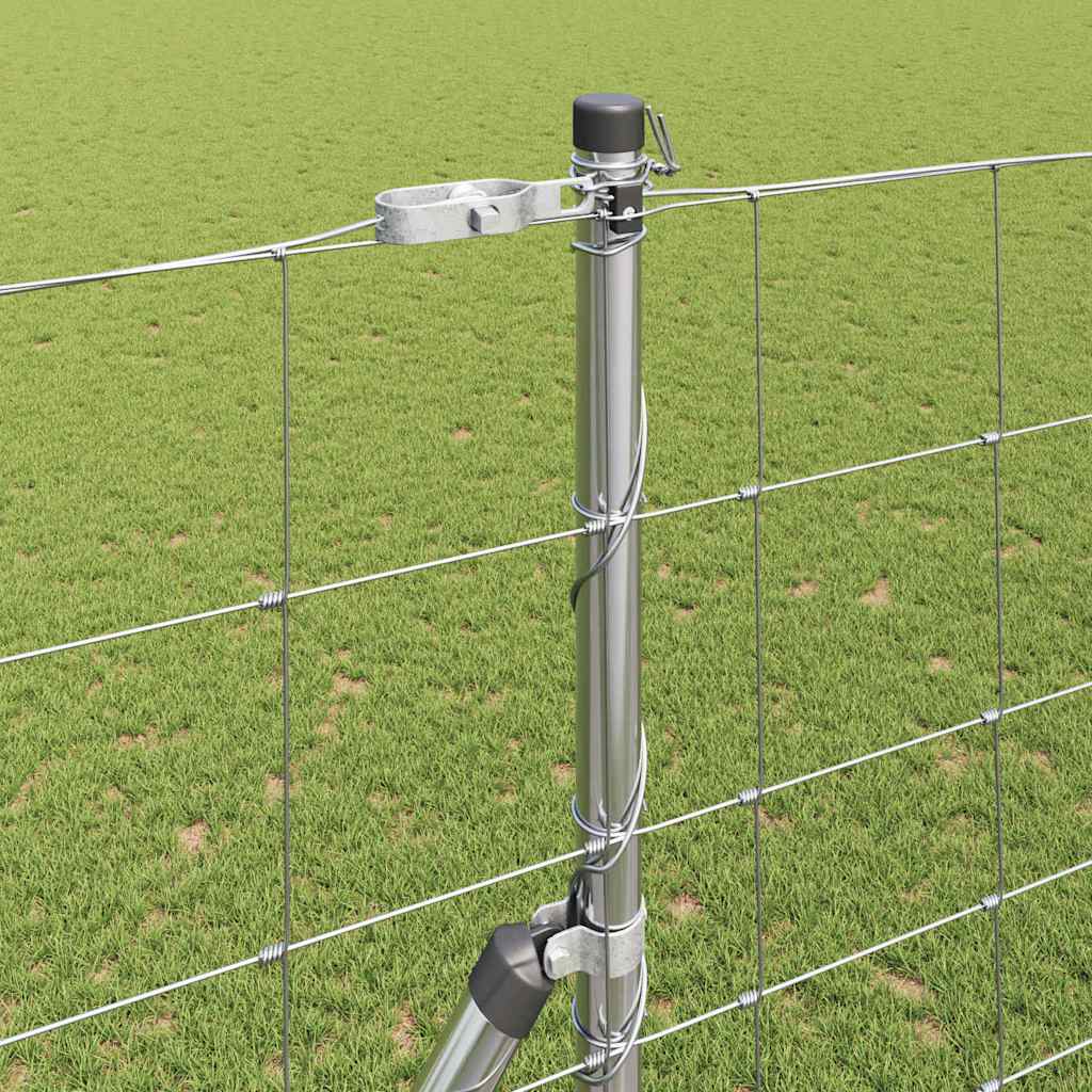 Field Fence Silver 25 x 1.6 m Galvanised steel