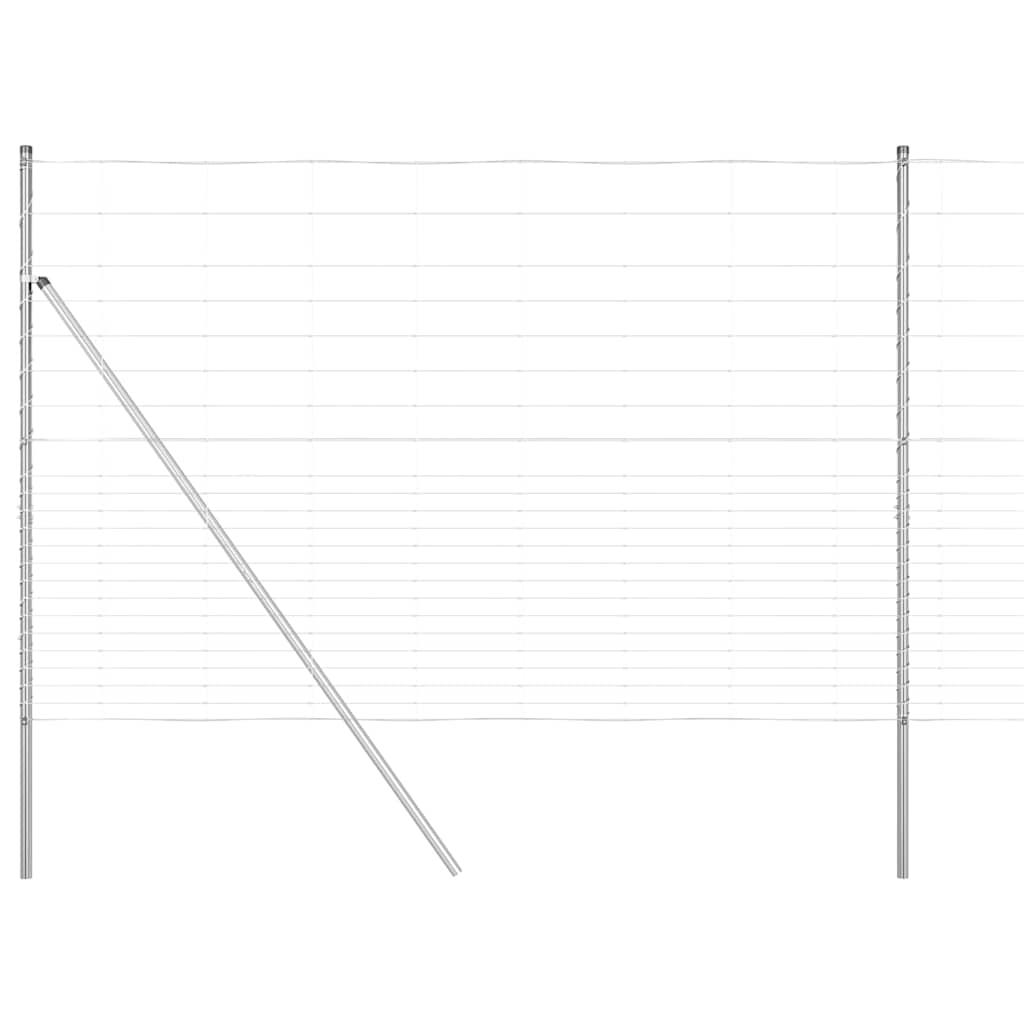 Field Fence Silver 25 x 1.6 m Galvanised steel