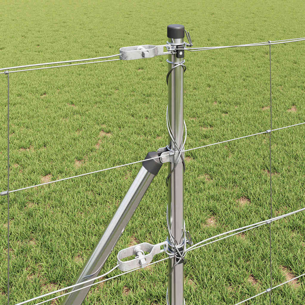 Field Fence Silver 50 x 0.8 m Galvanised steel