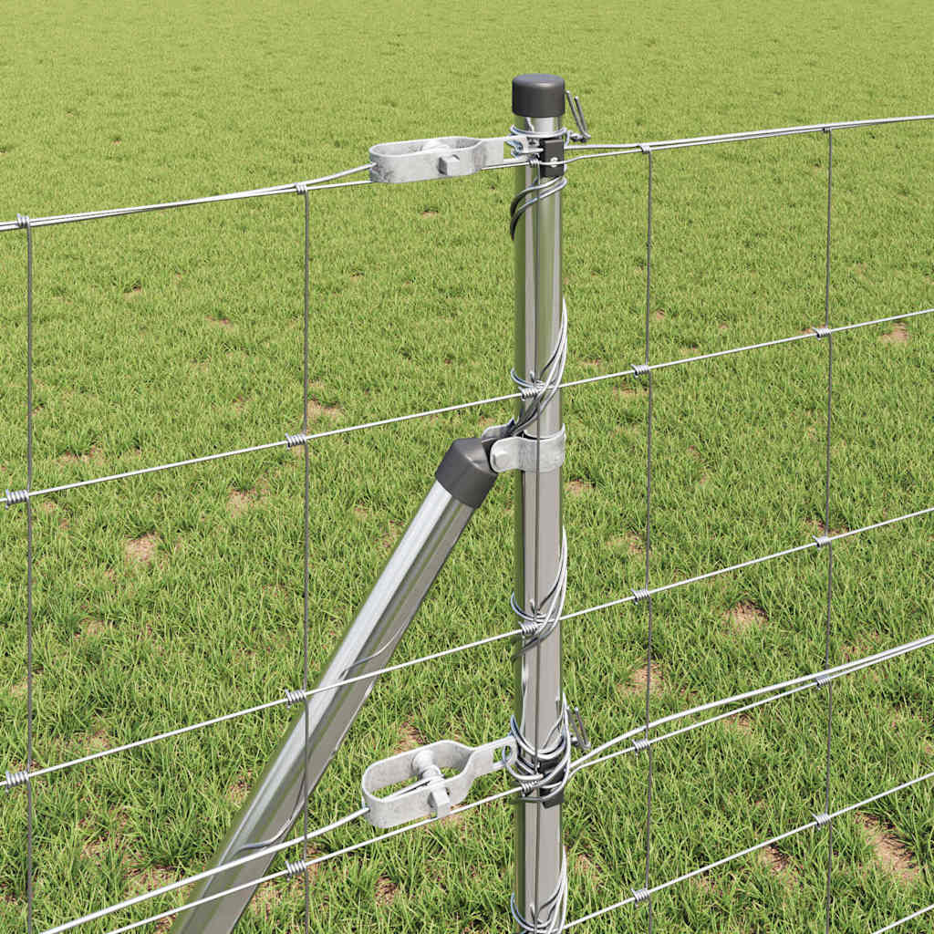 Field Fence Silver 50 x 0.8 m Galvanised steel