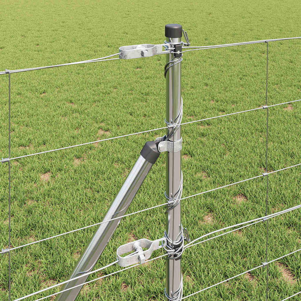 Field Fence Silver 50 x 0.8 m Galvanised steel