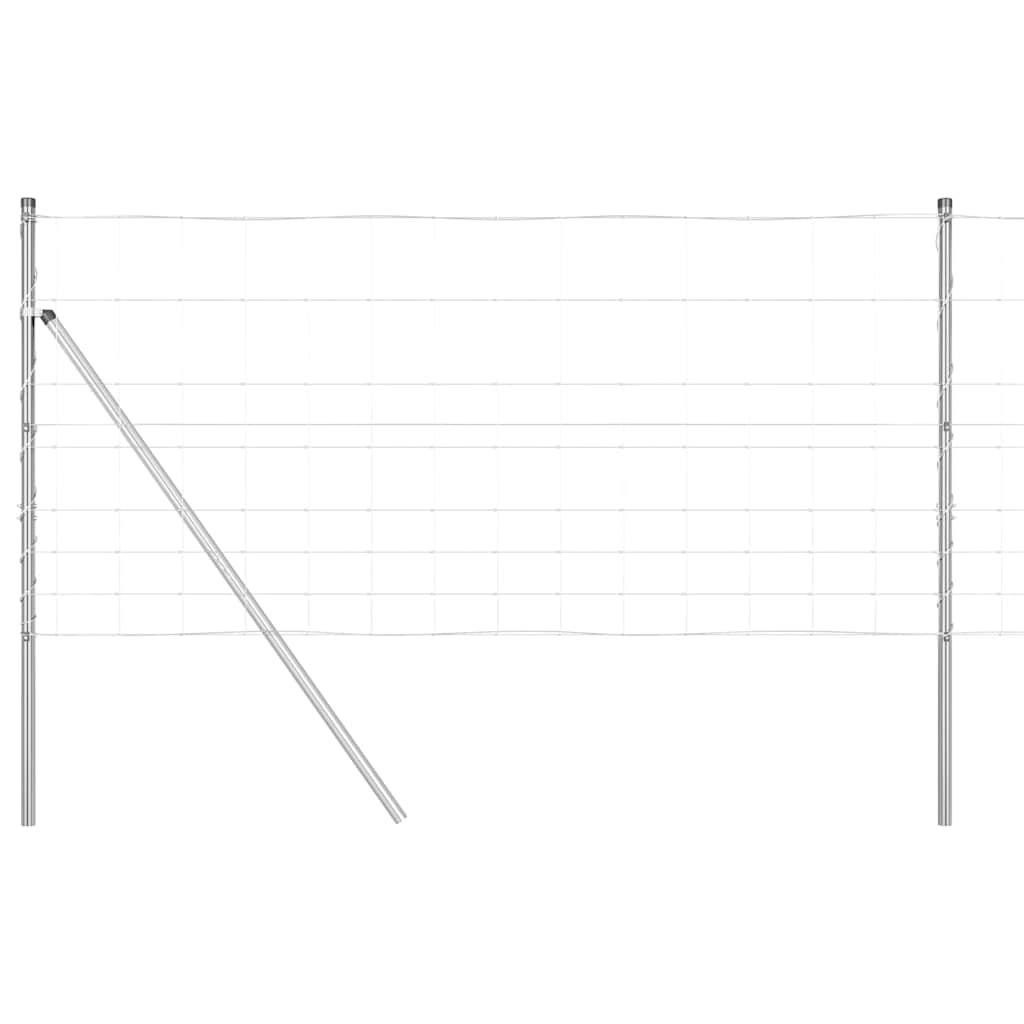 Field Fence Silver 50 x 1 m Galvanised steel