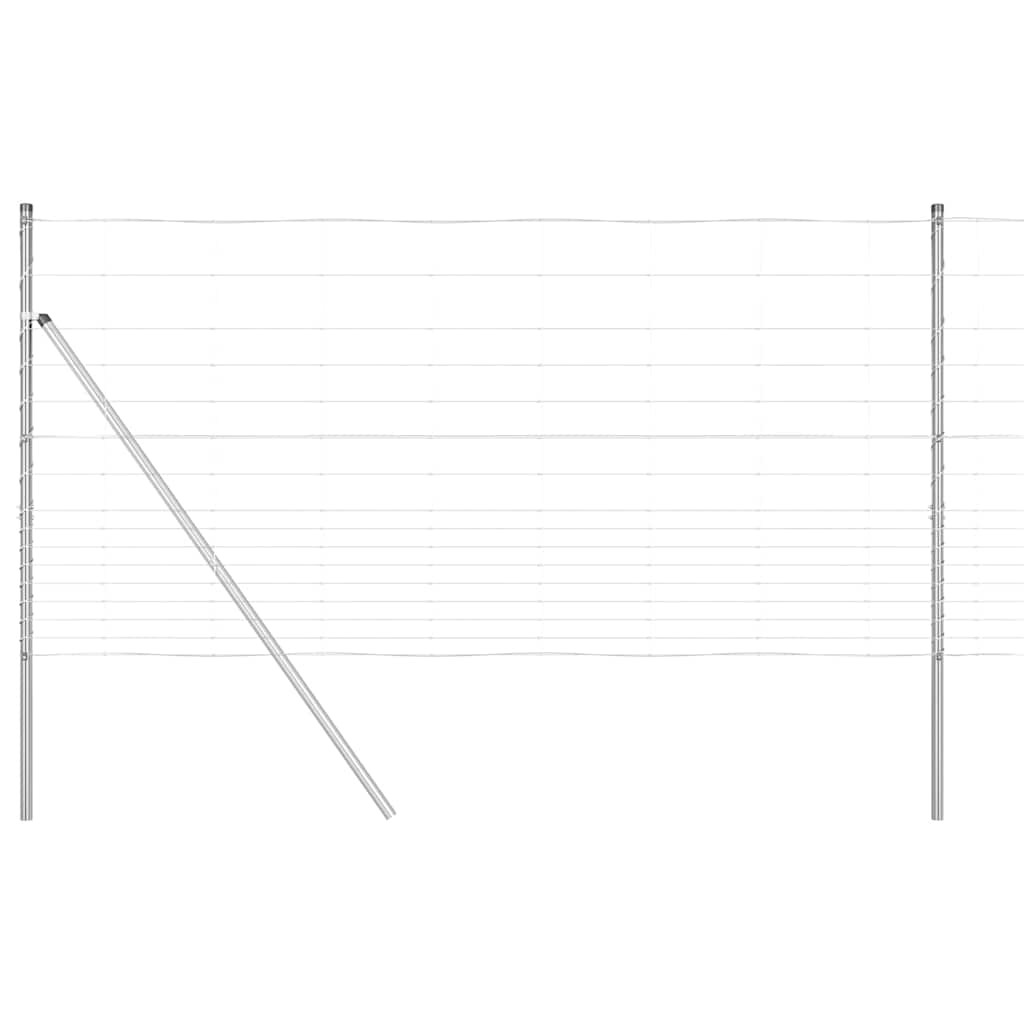 Field Fence Silver 50 x 1.2 m Galvanised steel