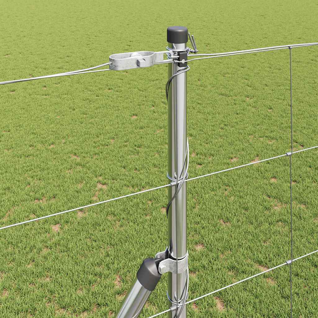 Field Fence Silver 50 x 1.5 m Galvanised steel