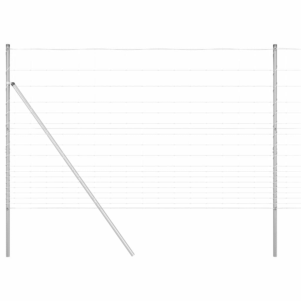 Field Fence Silver 50 x 1.5 m Galvanised steel