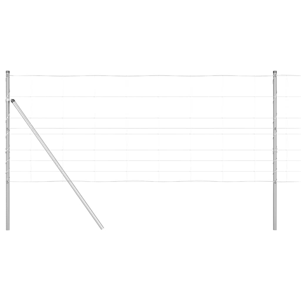 Field Fence Silver 100 x 1 m Galvanised steel