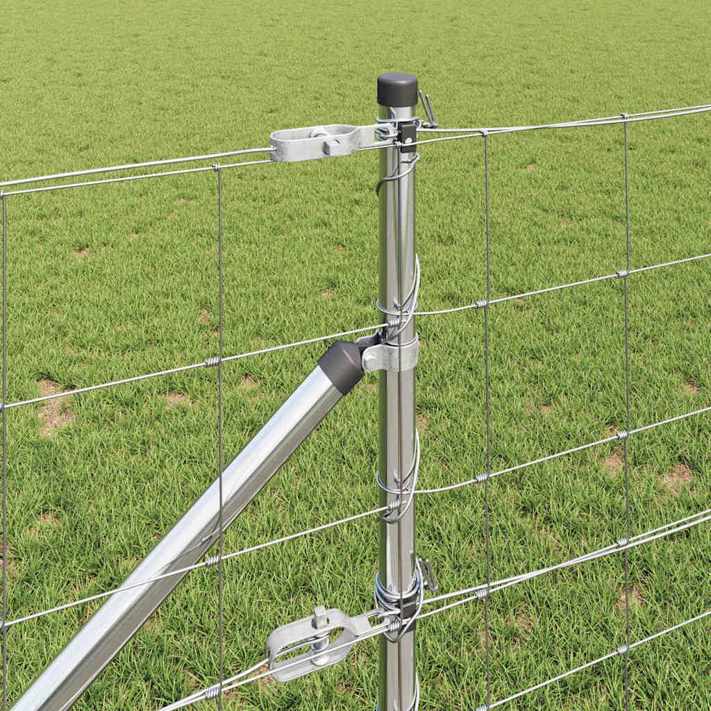 Field Fence Silver 25 x 0.8 m Galvanised steel