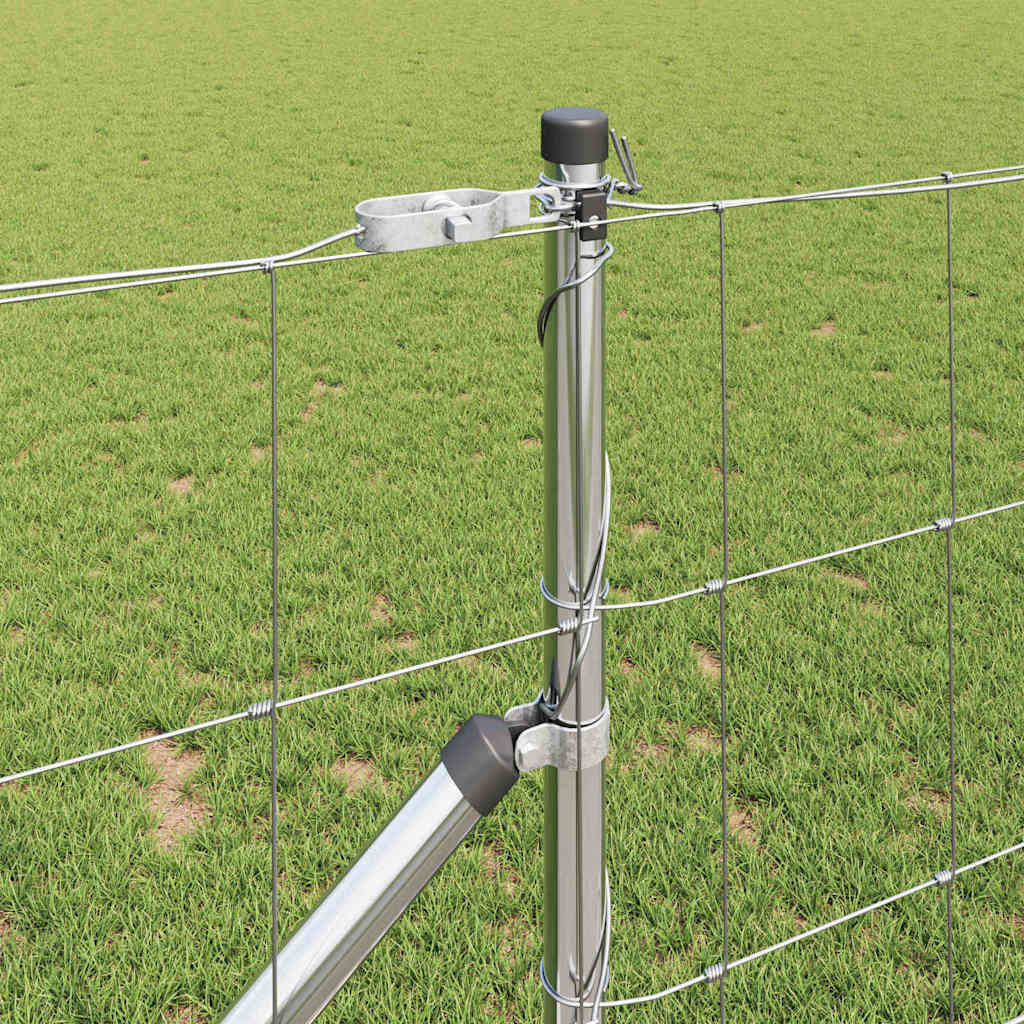 Field Fence Silver 25 x 1 m Galvanised steel