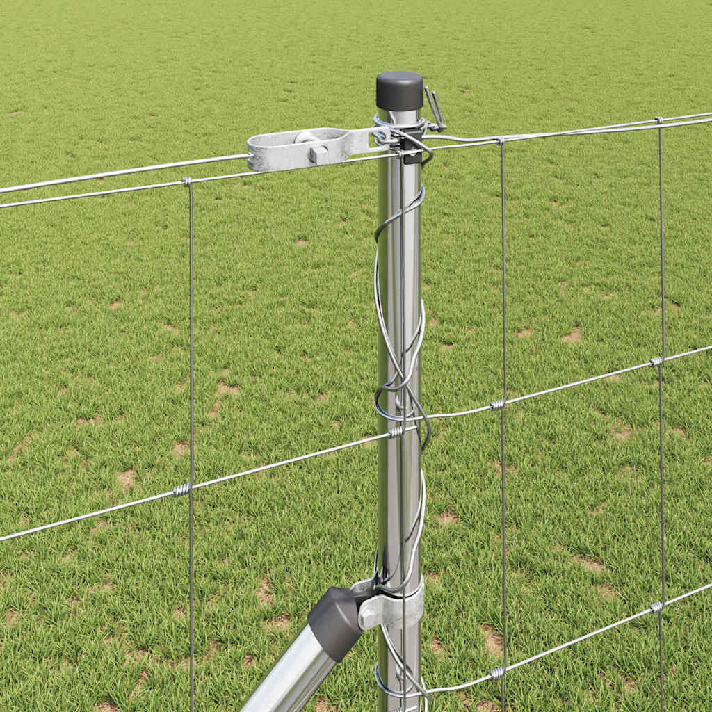 Field Fence Silver 25 x 1.4 m Galvanised steel