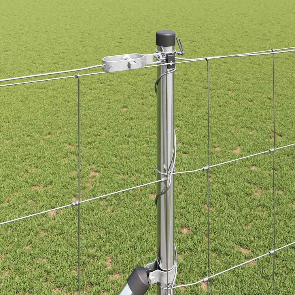 Field Fence Silver 25 x 1.5 m Galvanised steel