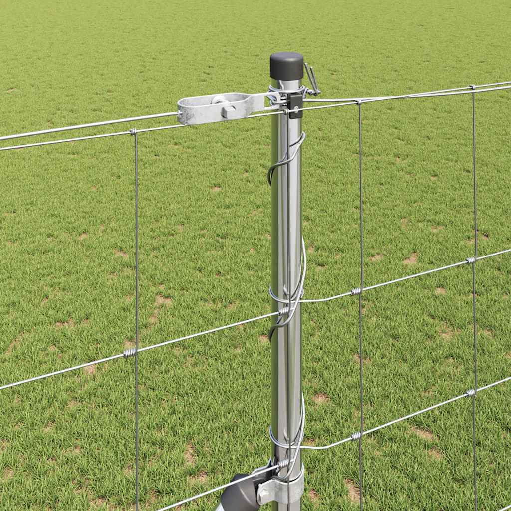 Field Fence Silver 25 x 1.5 m Galvanised steel