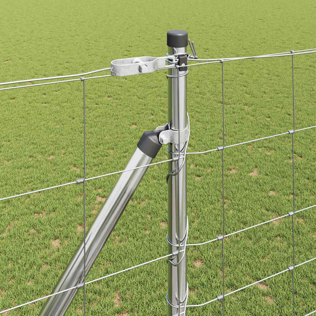 Field Fence Silver 25 x 1.6 m Galvanised steel