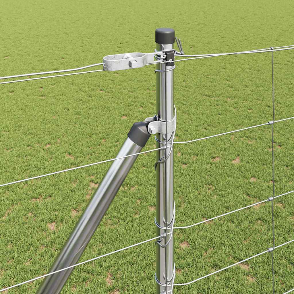 Field Fence Silver 25 x 1.6 m Galvanised steel