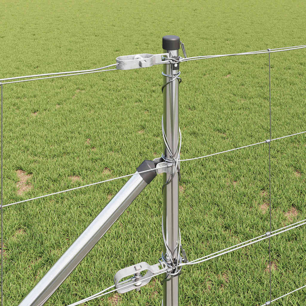 Field Fence Silver 50 x 0.8 m Galvanised steel