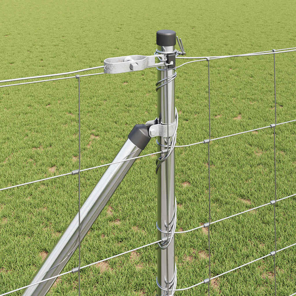 Field Fence Silver 50 x 1.2 m Galvanised steel