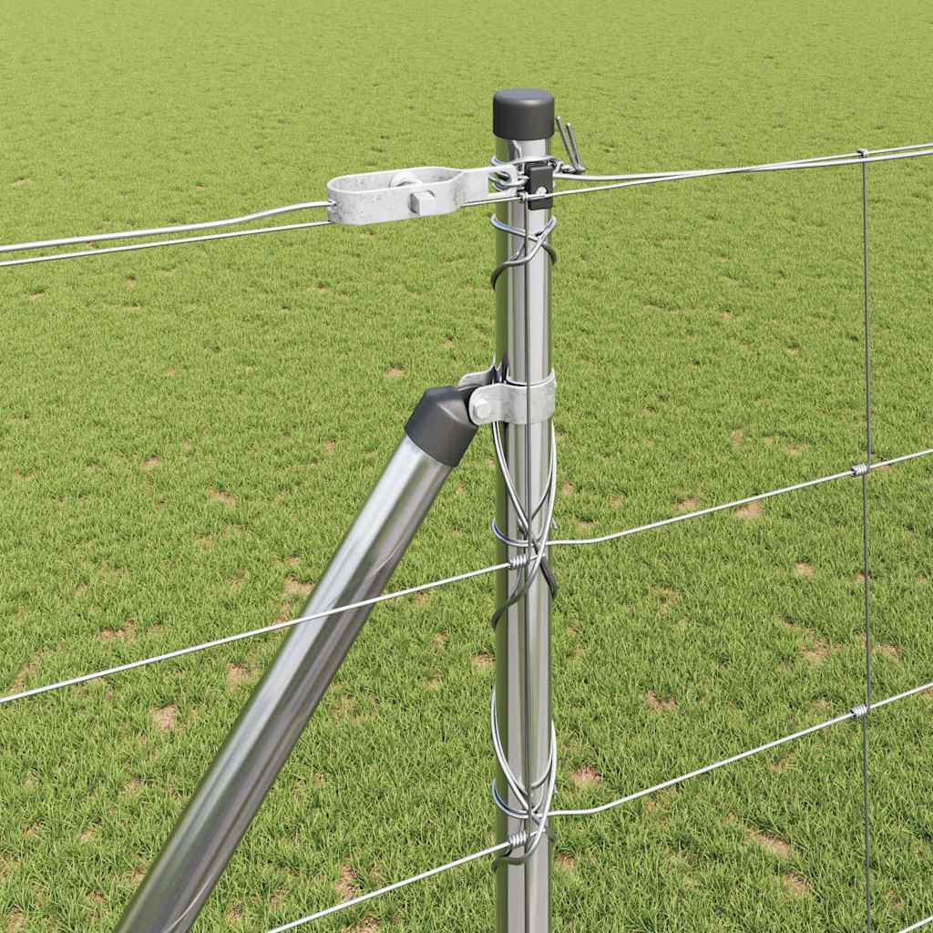 Field Fence Silver 50 x 1.6 m Galvanised steel
