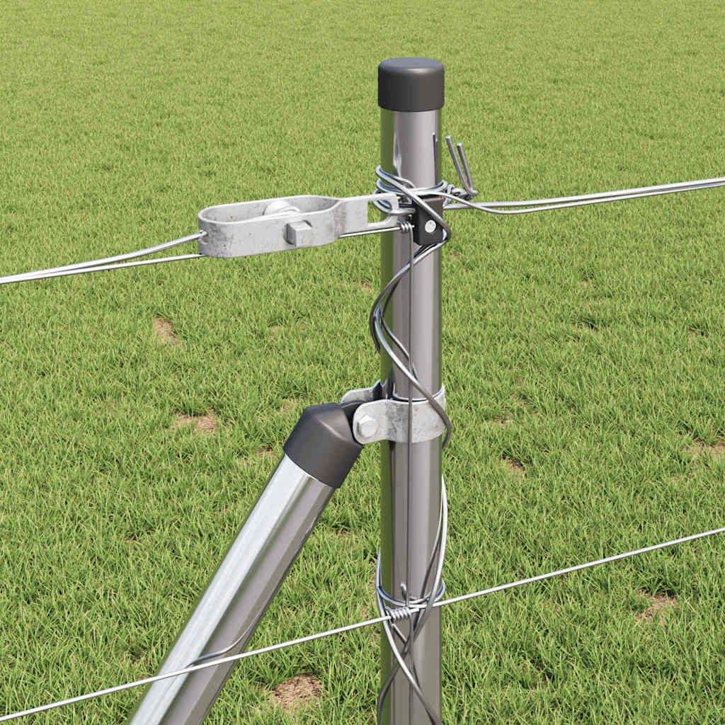 Field Fence Silver 25 x 0.8 m Galvanised steel