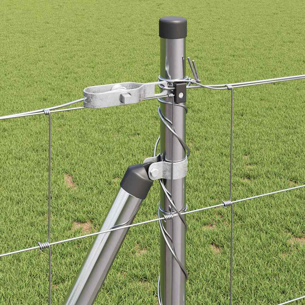 Field Fence Silver 25 x 1 m Galvanised steel