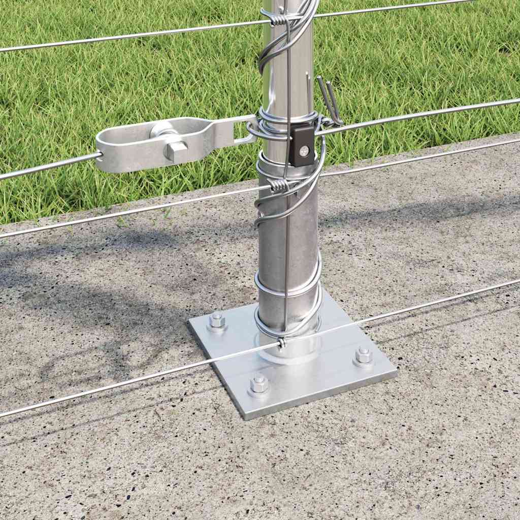 Field Fence Silver 25 x 1.2 m Galvanised steel